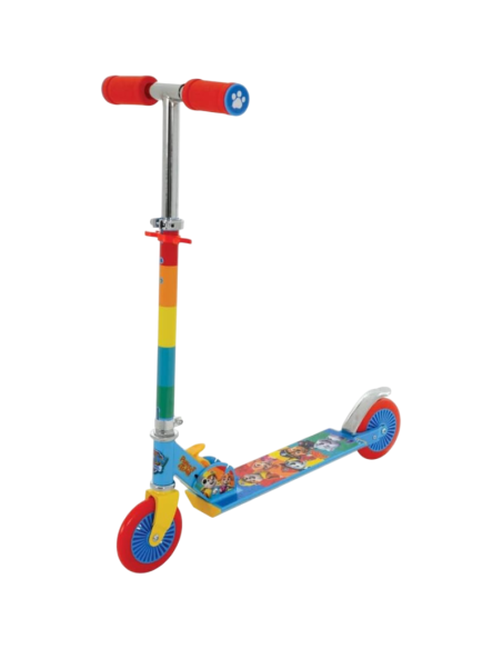 Monopattino per bambini, 2 ruote, da 5 anni, manubrio regolabile in altezza, pieghevole PAW PATROL