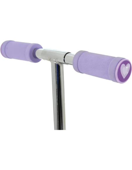 Monopattino per bambini, 2 ruote, da 5 anni, manubrio regolabile in altezza, pieghevole Principesse Disney