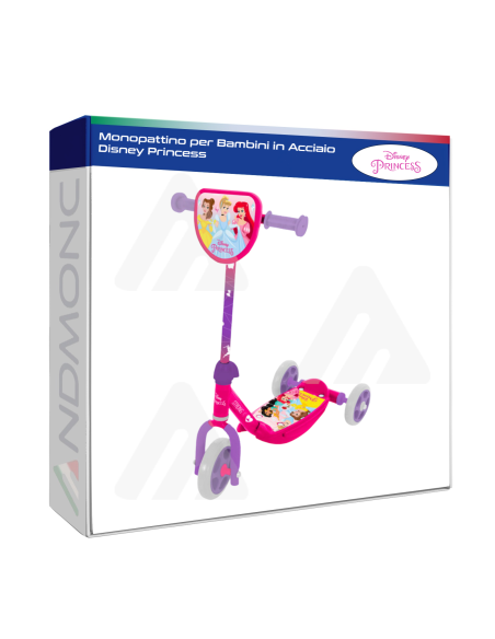 Monopattino per Bambini in Acciaio Disney Princess