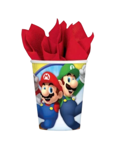 24pz. Bicchieri per festa compleanno bambini Super Mario... 2