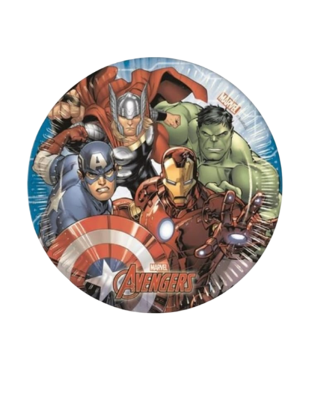 24pz. Piatti 20cm Avengers bambini festa compleanno