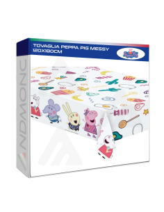 Tovaglia in Plastica 120x180cm Peppa Pig