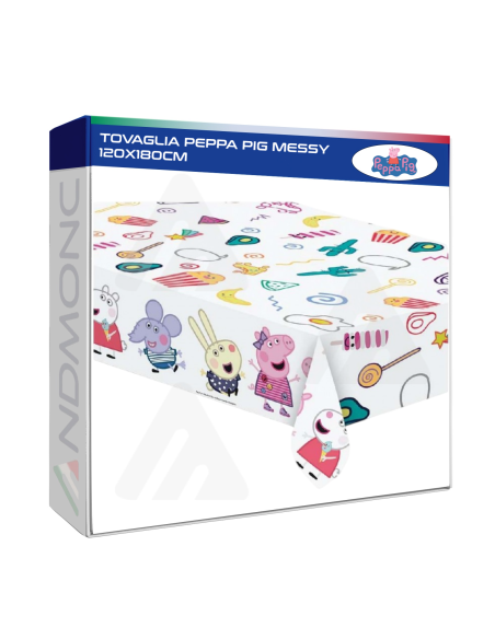 Tovaglia in Plastica 120x180cm Peppa Pig