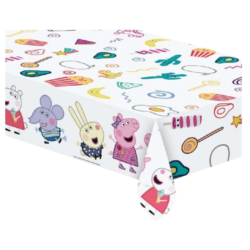 Tovaglia in Plastica 120x180cm Peppa Pig