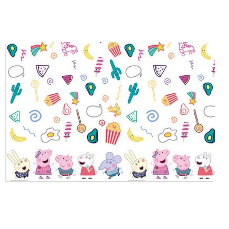 Tovaglia in Plastica 120x180cm Peppa Pig
