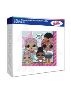 32pz. Tovaglioli 33x33cm LOL SURPRISE