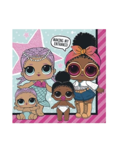 32pz. Tovaglioli 33x33cm LOL SURPRISE 2