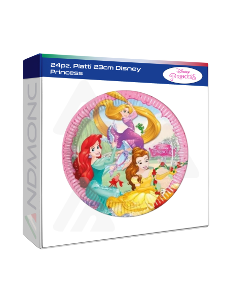 24pz. Piatti 23cm Disney Princess