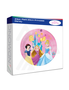 24pz. Piatti 20cm Princess Disney