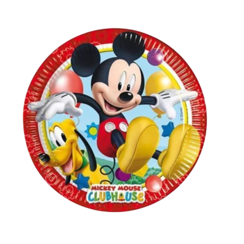 24pz. Piatti 23cm Mickey Topolino