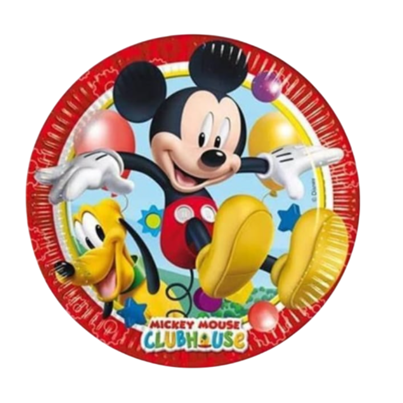 24pz. Piatti 20cm Mickey Topolino