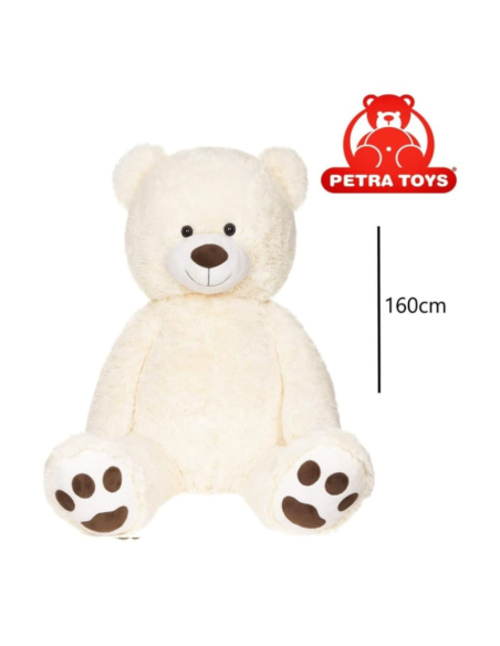 Peluche ORSO GIGANTE alto 160cm BIANCO