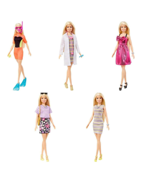 Barbie The Closet of Dreams - con Bambola bionda - Specchio - Oltre 25 Abiti e Accessori Malibu - 60 cm