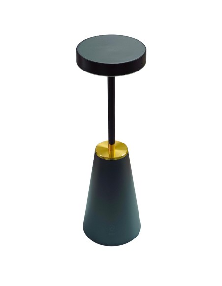 Lampada da Tavolo smart ricaricabile dimmerabile touch Nero
