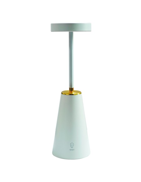 Lampada da Tavolo smart ricaricabile dimmerabile touch Bianco