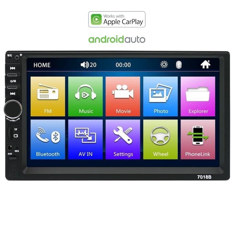 Autoradio 2 DIN 7 pollici Touch Screen per...