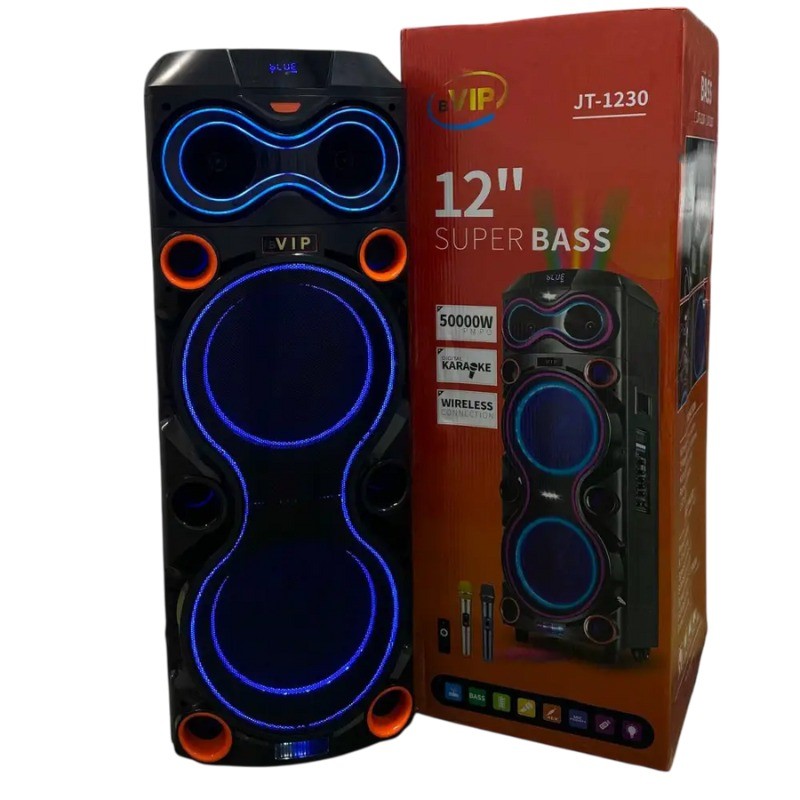 Altoparlante Karaoke wireless 50000W con due...