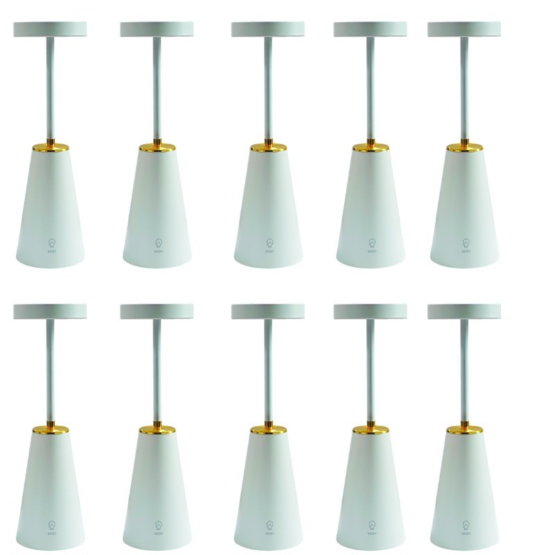 10x Lampada da Tavolo smart ricaricabile...