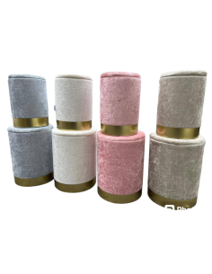 Pouf 2 pezzi grande e piccolo Vari Colori 2