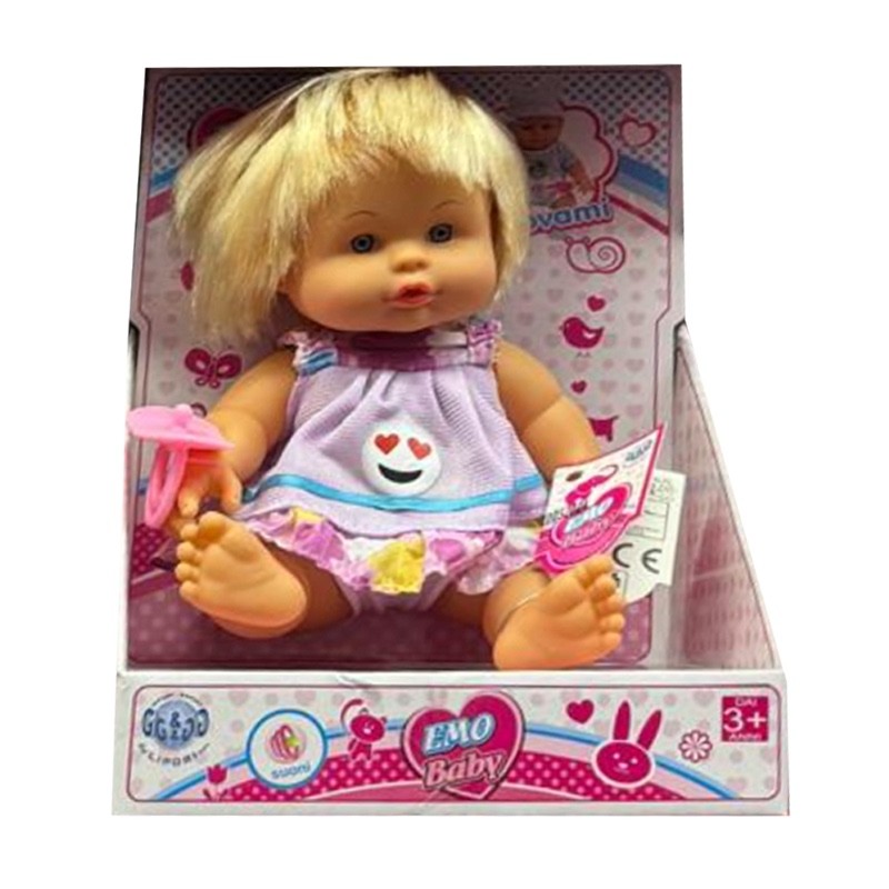 Bambolotto Emo baby  Biondo con suoni 3+ anni