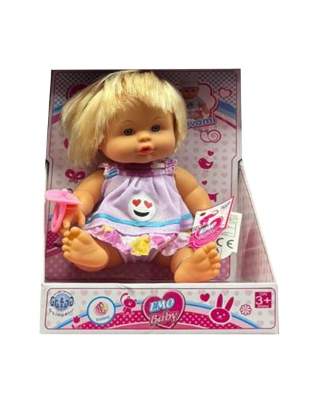 Bambolotto Emo baby  Biondo con suoni 3+ anni