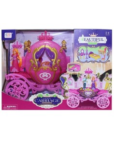 Giocattolo, set carrozza con Bambole, principessa in... 2