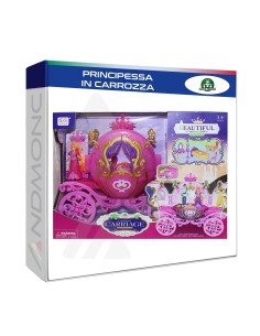 Giocattolo, set carrozza con Bambole, principessa in...