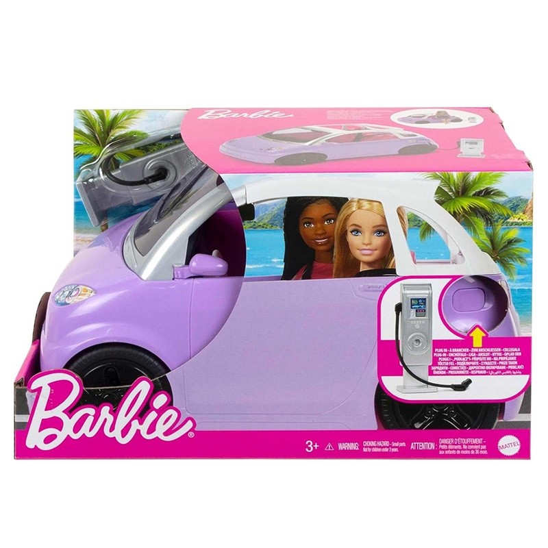 Barbie Auto Elettrica, giocattolo 3+ anni