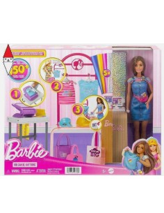 Barbie boutique moda, playset accessorio, 5+ anni 2