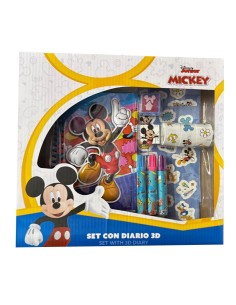 Set Diario MICKEY MOUSE 3D 2