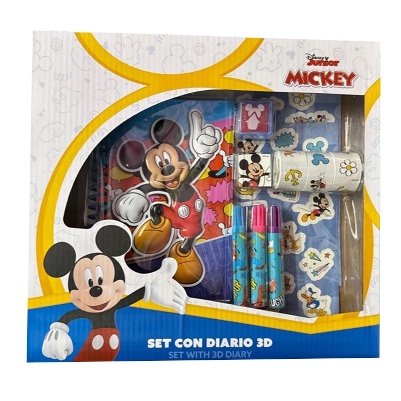 Set Diario MICKEY MOUSE 3D