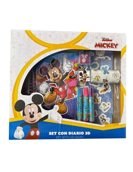 Set Diario MICKEY MOUSE 3D
