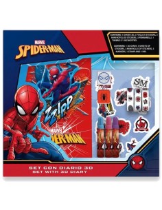 Set Diario SPIDERMAN  3D 2