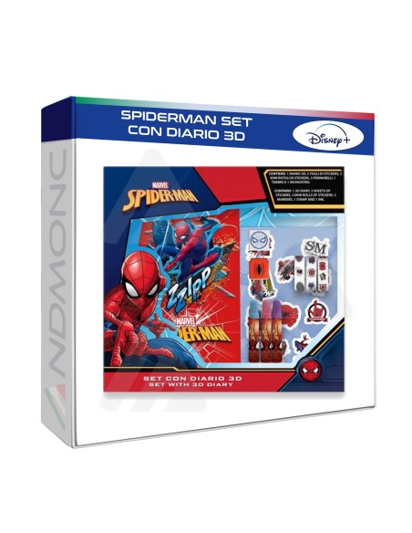 Set Diario SPIDERMAN  3D