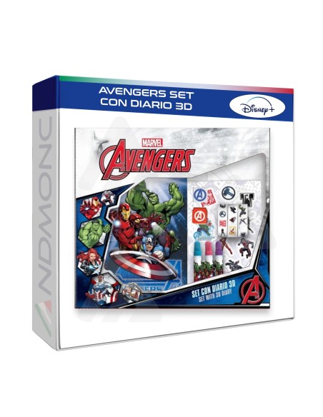 Set Diario AVENGERS 3D