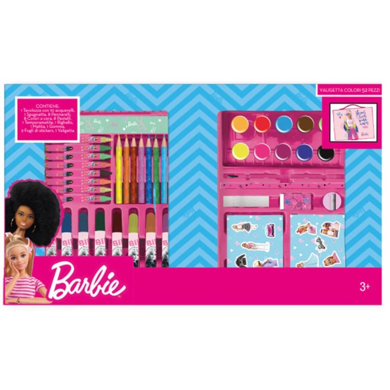 Valigetta colori 52pz. Barbie