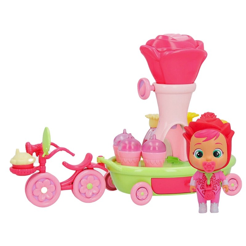 Set da gioco Bambola con carrello bici di Rose,...