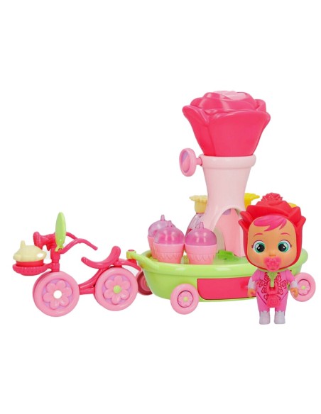Set da gioco Bambola con carrello bici di Rose, giocattolo