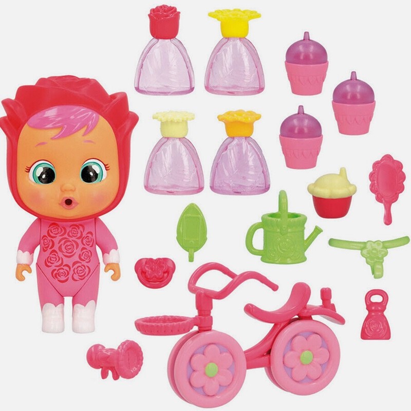 Set da gioco Bambola con carrello bici di Rose,...