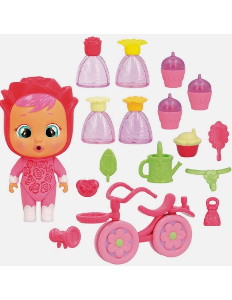 Set da gioco Bambola con carrello bici di Rose, giocattolo