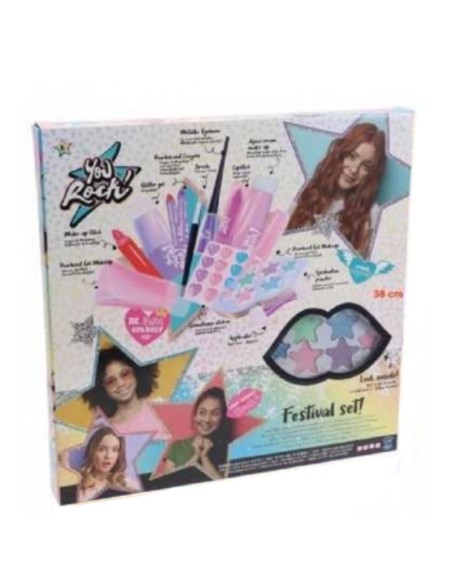 Giocattolo, kit di Cosmetica YOU ROCK FESTIVAL 38cm, trucco