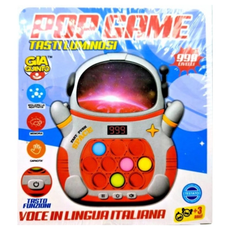 Giocattolo educativo Pop Game con tasti luminosi