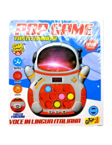 Giocattolo educativo Pop Game con tasti luminosi