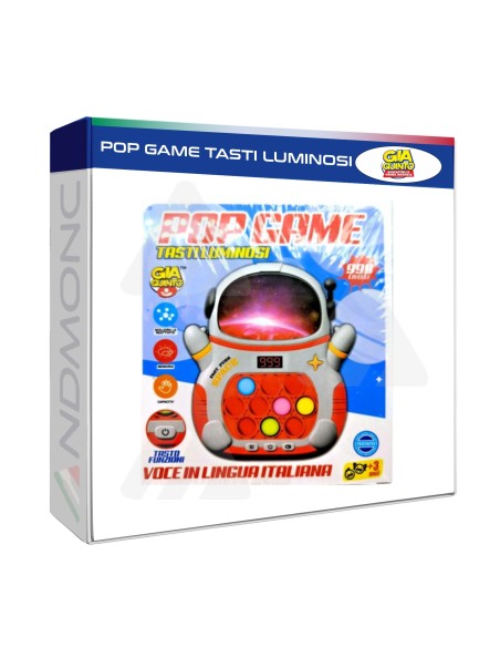 Giocattolo educativo Pop Game con tasti luminosi