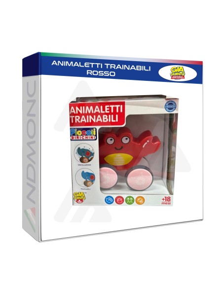 Giocattolo animali da trainare per imparare a camminare, granchio
