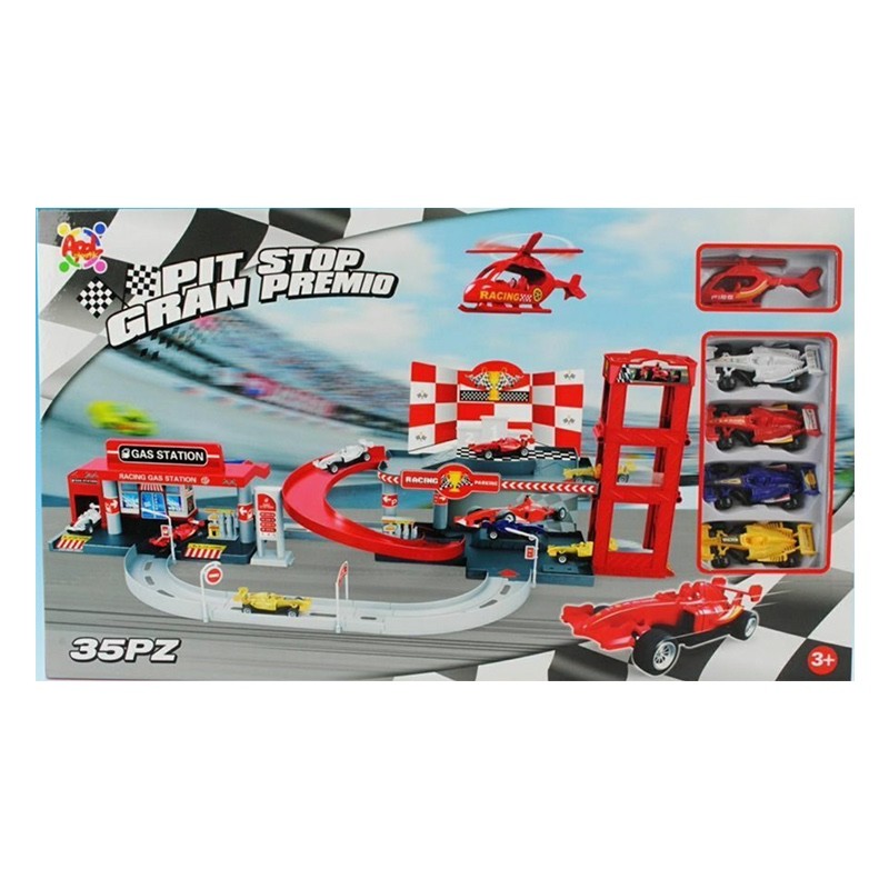Pit Stop Gran Premio, pista giocattolo con auto