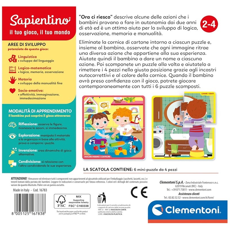 Clementoni- Sapientino ORA CI RIESCO!