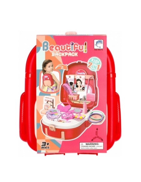 Zainetto bambini, giocattolo con accessori di bellezza