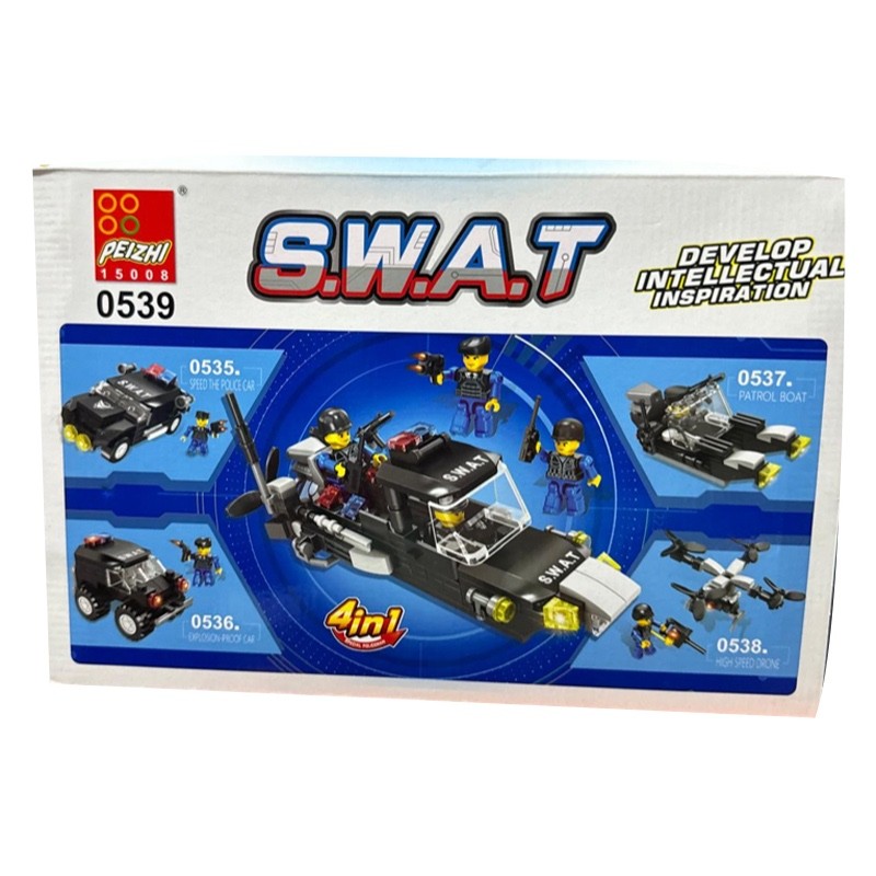 Giocattolo SWAT mattoncini, gioco di costruzione
