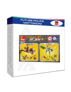 Giocattolo Future Police mattoncini, gioco di costruzione